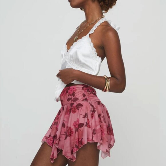 NWT Princess Polly Pink Tinker Fairy Grunge Mini Skirt - Picture 3 of 16